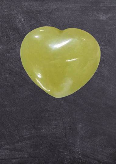 Lemon Jade Heart image 0